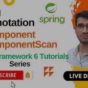 Spring Component Annotation Example ComponentScan Annotation In Spring Stereotype Annotations