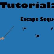 C Tutorial 5 Escape Sequence