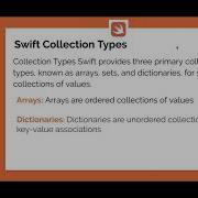 Swift Collection Types Swift Array IOS App Development Training Session 4