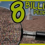 8 BILLION People In Perspective 3D
