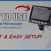 How To Use Setup 1080P HD Digital Microscope