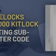 CodeLocks KL1000 KitLock Setting A Sub Master Code