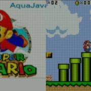 Super Mario Version 128x128 AQUAJAVA Java Game Gameplay