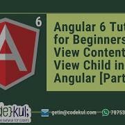 Angular 6 Tutorial For Beginners View Content View Child In Angular Part 2