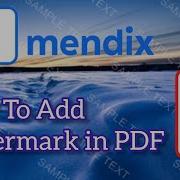 How To Add Watermark In Mendix Using OverlayPDFDocument Java Action Mendix Tutorial 1