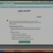 ChatGPT Python Tutorial Part 1 Basics