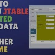 How To Show JTable Selected Row Data In Another JFrame