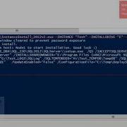 2 SQL Server Installation Using PowerShel