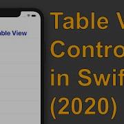 TableView Controller In Swift 5 Xcode 11 2020