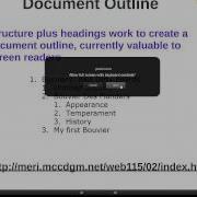 HTML CSS Semantic Structure