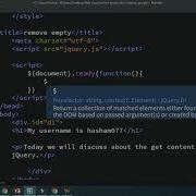 Empty And Remove Method In JQuery WEB PROGRAMMING COMPLETE COURSE