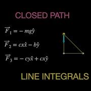 Vector Fields Calculating The Line Integral Work Around Closed Paths