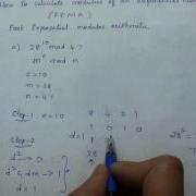 How To Calculate A Power B Modulus N I E A B Mod N