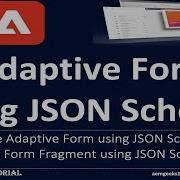 AEM Forms 11 Create Adaptive Form Using JSON Schema