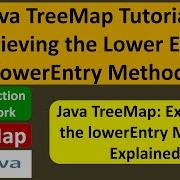 Java TreeMap Tutorial Retrieving The Lower Entry LowerEntry Method Java Collection Framework