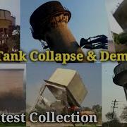 Water Tank Collapse Demolition Cooling Tower Demolition Compilation