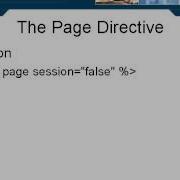 18 J2EE Chapter02 JavaServer Pages Lesson10 The Page Directive