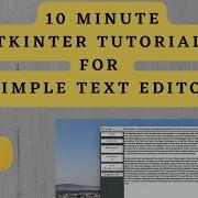 How To Design A Simple Text Editor In Python With Tkinter