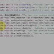 Java HW Guess Number Game