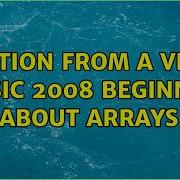Вопрос от новичка по массивам в Visual Basic 2008