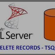 SQL Server DELETE RECORDS FROM TABLE VIA TSQL