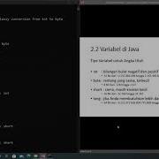 Belajar Java 03c JShell Variabel
