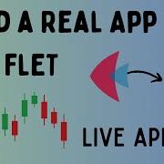 Flet Python создание кроссплатформенного приложения для фондового рынка с Live API и современн