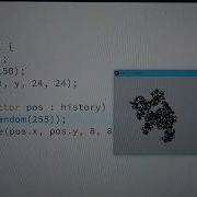 Drawing Object Trails Translated Into Processing