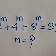 Harvard University Admission Interviews Maths Tricks M 2 M 4 M 8 M 39