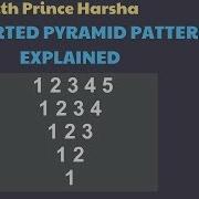5 Number Patterns In Java Program To Print Inverted Pyramid Number Pattern With For Loop