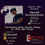 Developing More Secure Testing On AWS With PyTest By Renaldi Gondosubroto PyCon Indonesia 2020