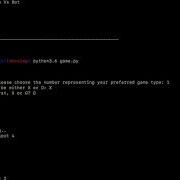Tic Tac Toe Terminal