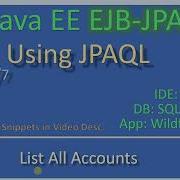 Entity JPA Query Part 5 Return Multiple Entities JavaEE EJB JPA Tutorials 29
