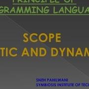 Static Scope And Dynamic Scope With Example Static Scope Vs Dynamic Scope
