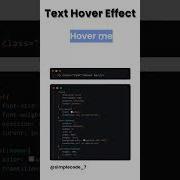 Text Hover Effect Using Html And Css Shorts Short Html Css Cssanimation Webdesign