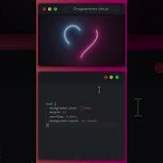 Glowing Neon Heart Animation With HTML CSS JS