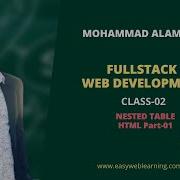 Class 2 NESTED TABLE DESIGN Html Part 02