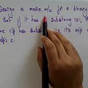 Moore Machine Design Example 2 TOC Lec 31 Bhanu Priya