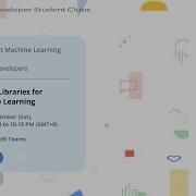 Head Start Machine Learning Session 2 Python Libraries For Machine Learning