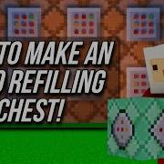 Minecraft How To Make An Auto Refilling Chest Using Commands Command Block School Tutorial