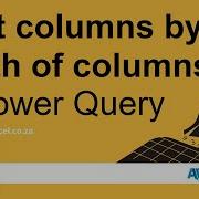 Split Columns Based On Fixed Widths Using Power Query In Excel