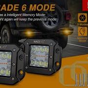 5 Inch Amber White Flush Mount Led Light Bar Offroad Light Bar
