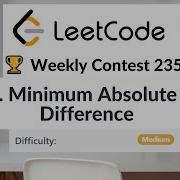 LeetCode 1818 Minimum Absolute Sum Difference Medium Weekly Contest 235 Algorithm Explained