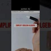 Part 1 Simplify Boolean Algebra Olevel Computing Olevelexam Booleanalgebra