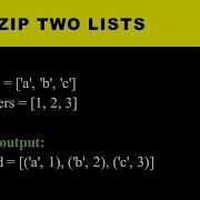 Zip Two Lists Python Shorts
