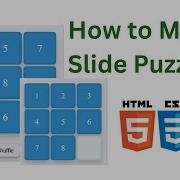 Build A Slide Puzzle Game Using HTML CSS And JavaScript Full Tutorial