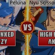 GGST High Level Gameplay 1 RANKED DIZZY Peluna Vs HIGH RANK ANJI Nyu Scissors