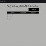 Build A To Do App With Vanilla JavaScript And Local Storage
