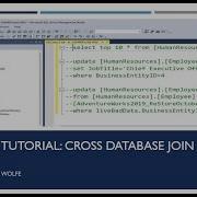SQL Server Tutorial Cross Database Join To Restore Data In A Pinch