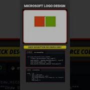 MICROSOFT LOGO DESIGN Using PYTHON Pythonprogramming Python Pythondeveloper